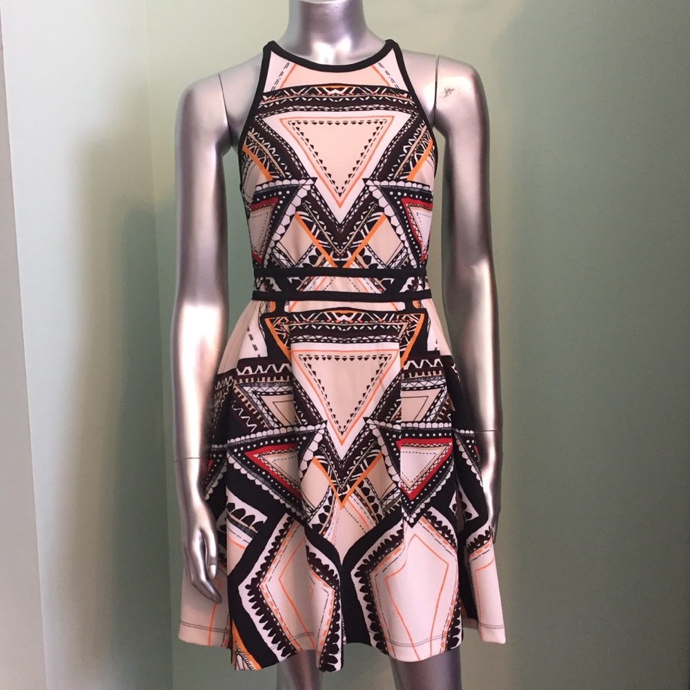 Fit and flare Mossimo printed tank dress